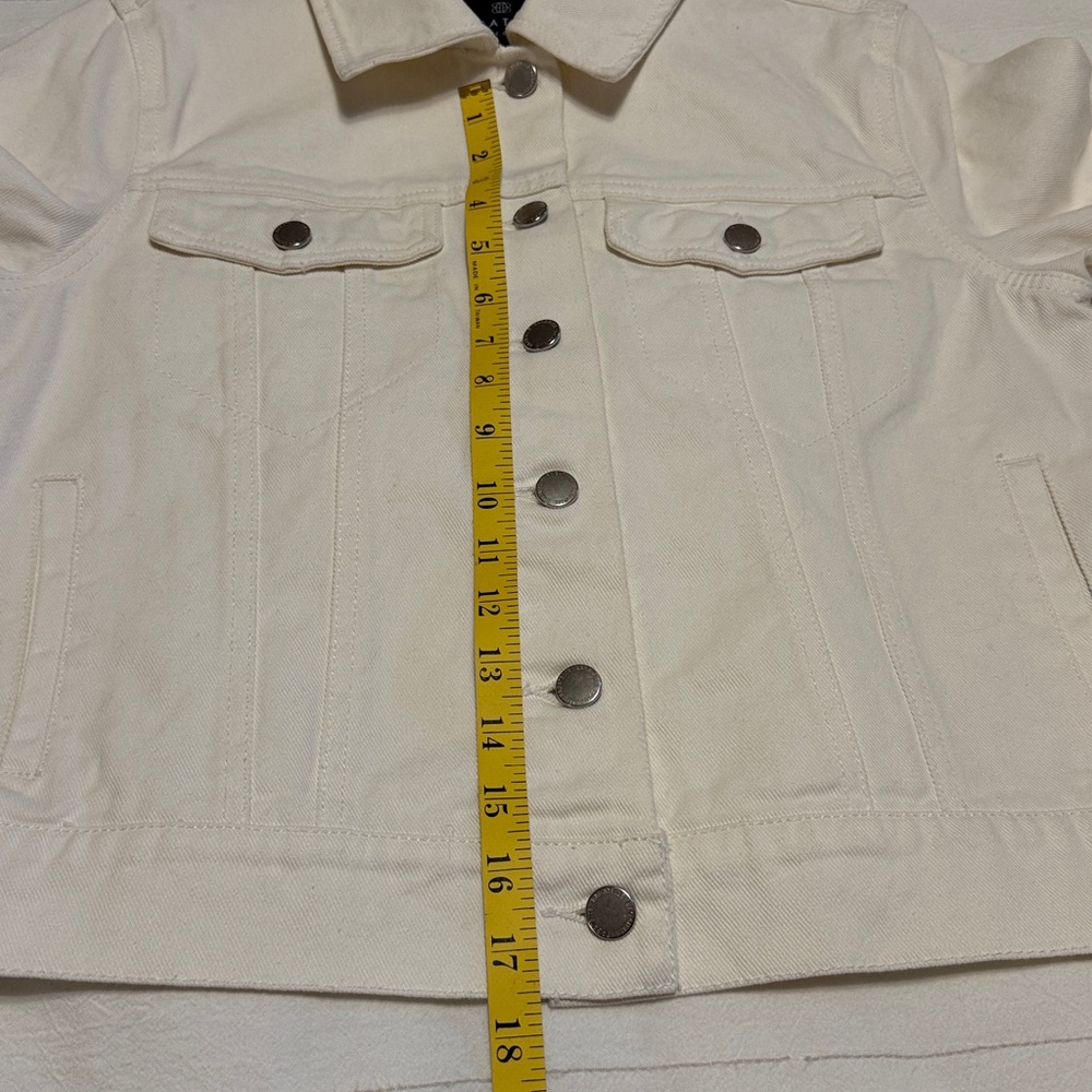 Bagatelle Collection Off-White Denim Jacket - Picture 5 of 7